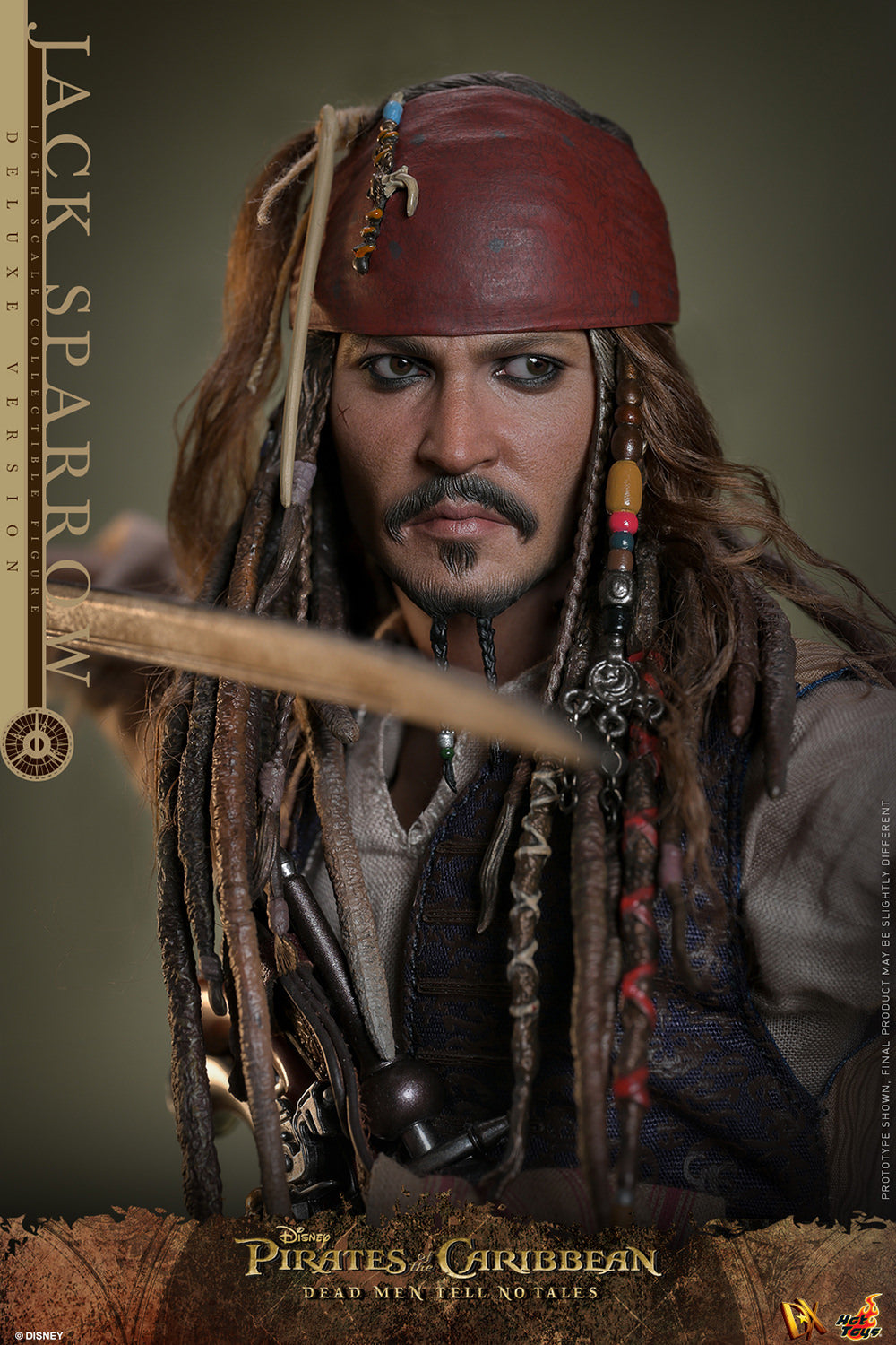 Jack Sparrow (Deluxe Version) Sixth Scale Figure by Hot Toys
