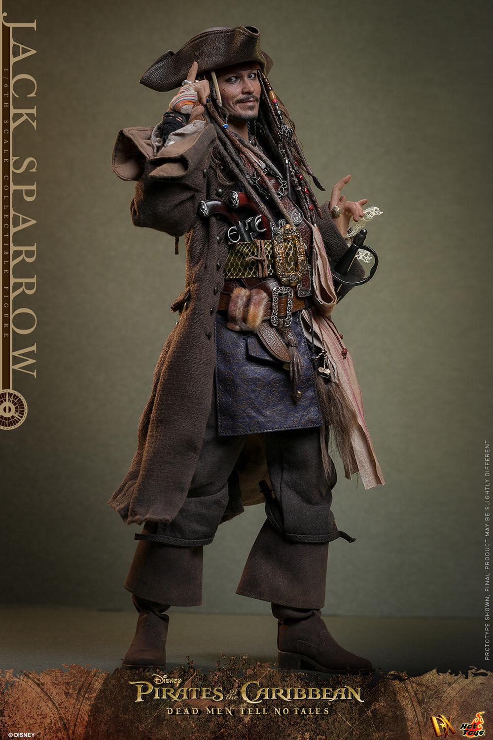 Jack Sparrow Sixth Scale Figure by Hot Toys