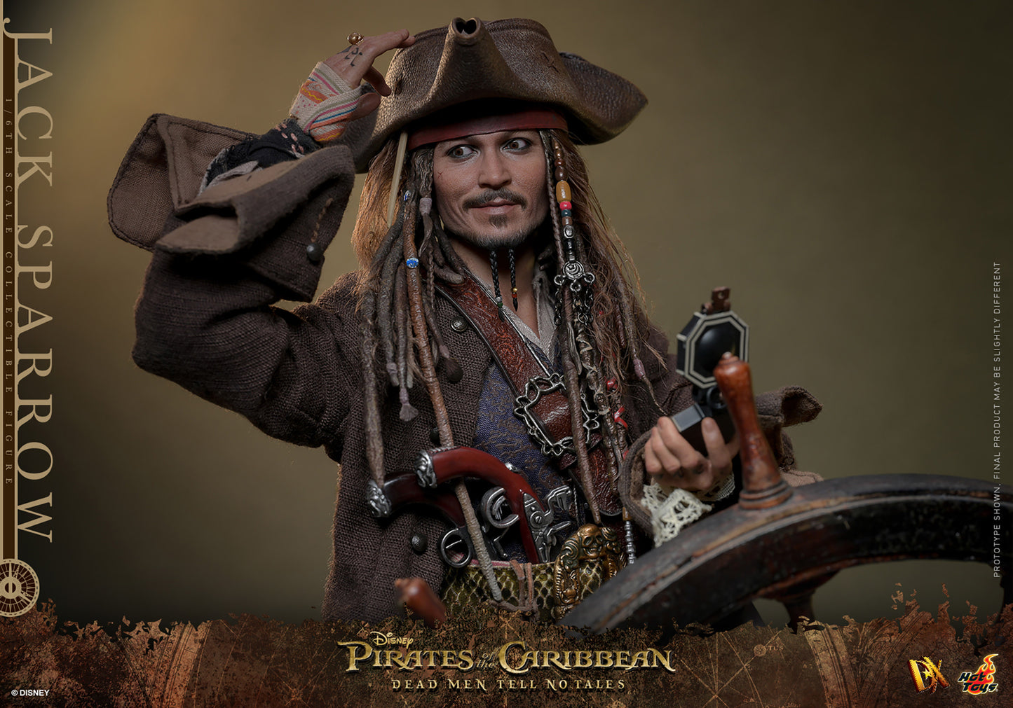 Jack Sparrow Sixth Scale Figure by Hot Toys