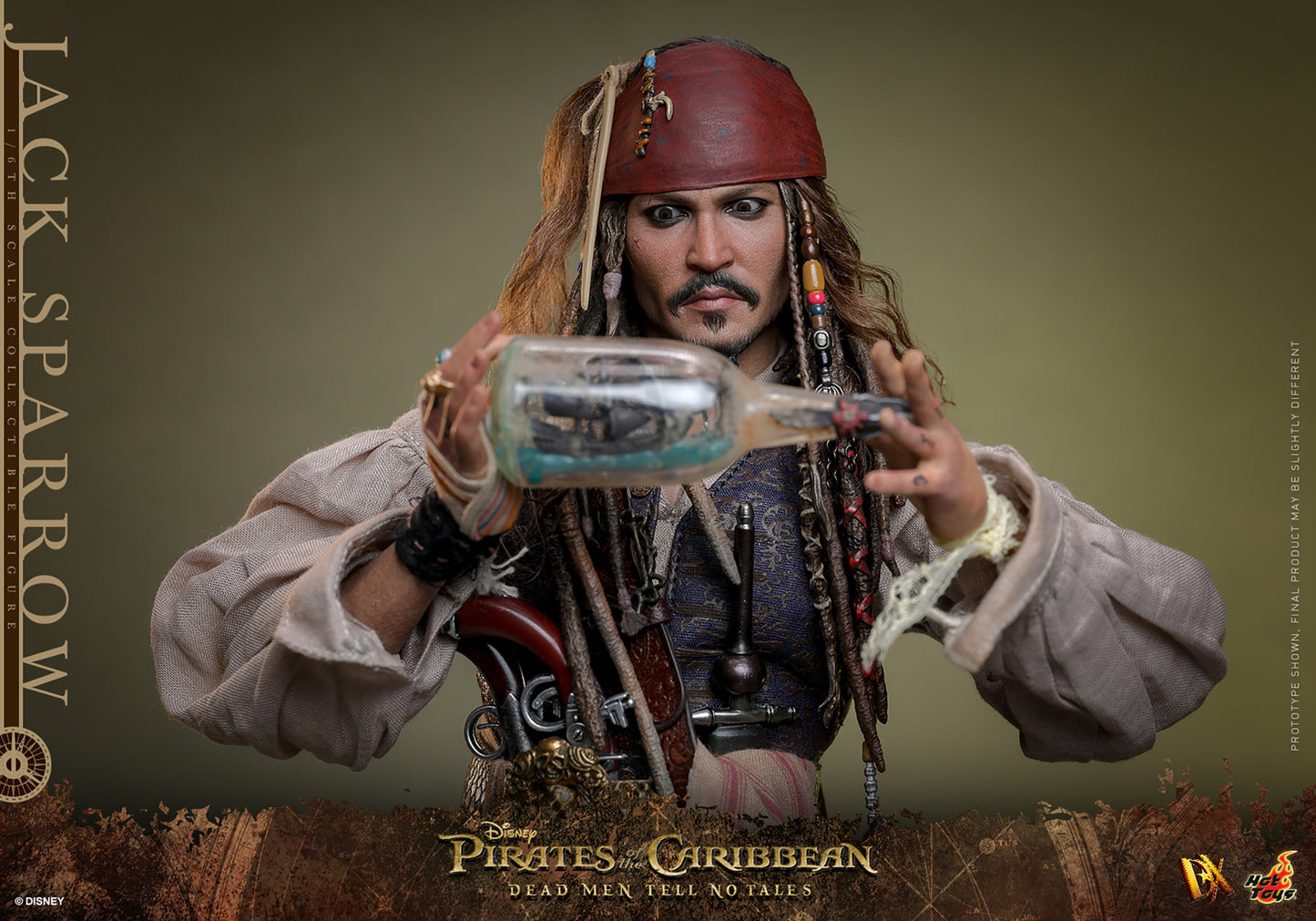Jack Sparrow Sixth Scale Figure by Hot Toys