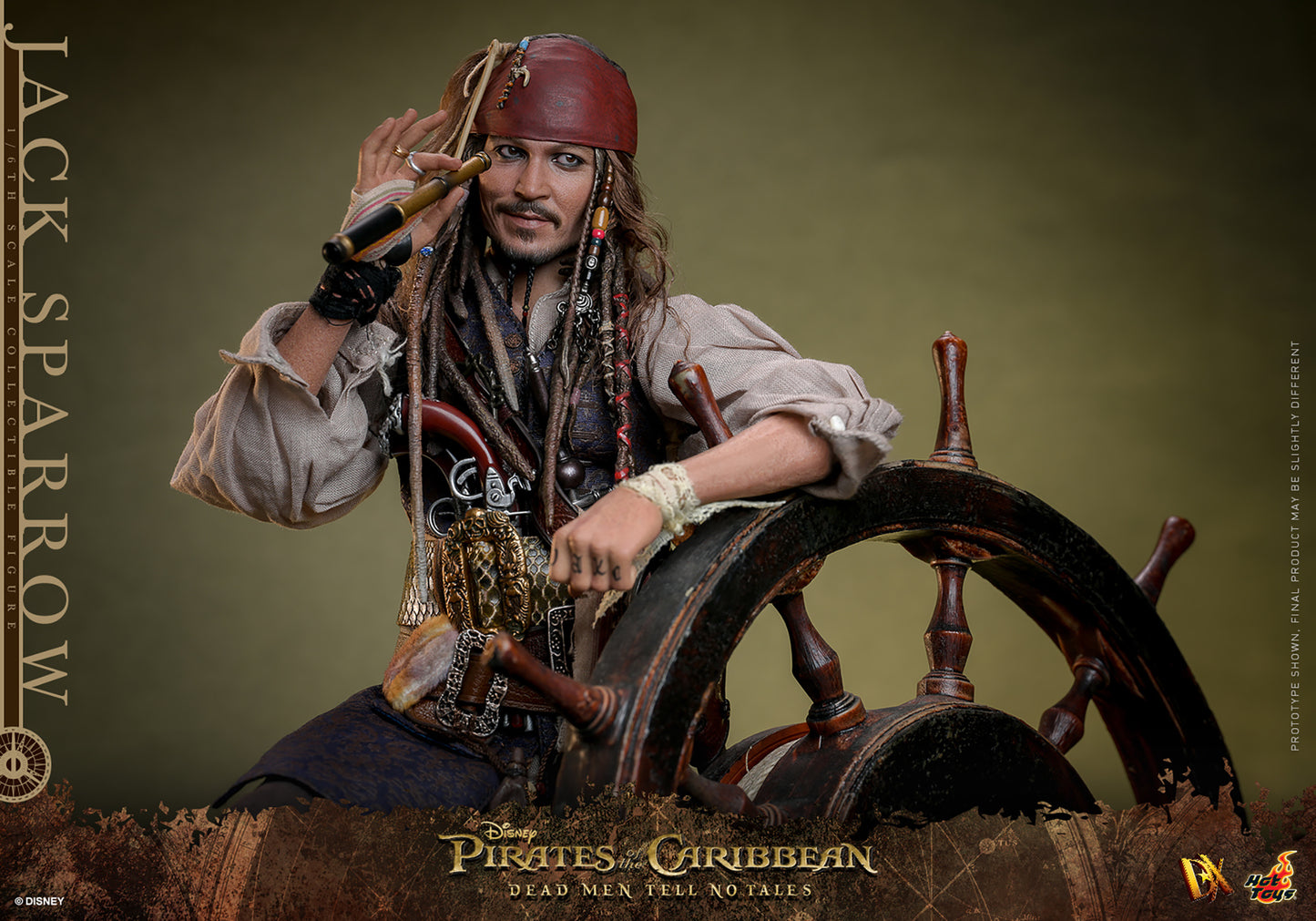 Jack Sparrow Sixth Scale Figure by Hot Toys