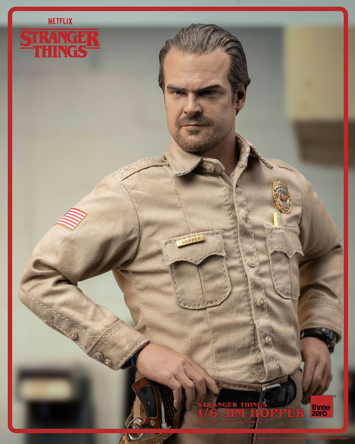 Jim Hopper (Season 1) Sixth Scale Figure by Threezero