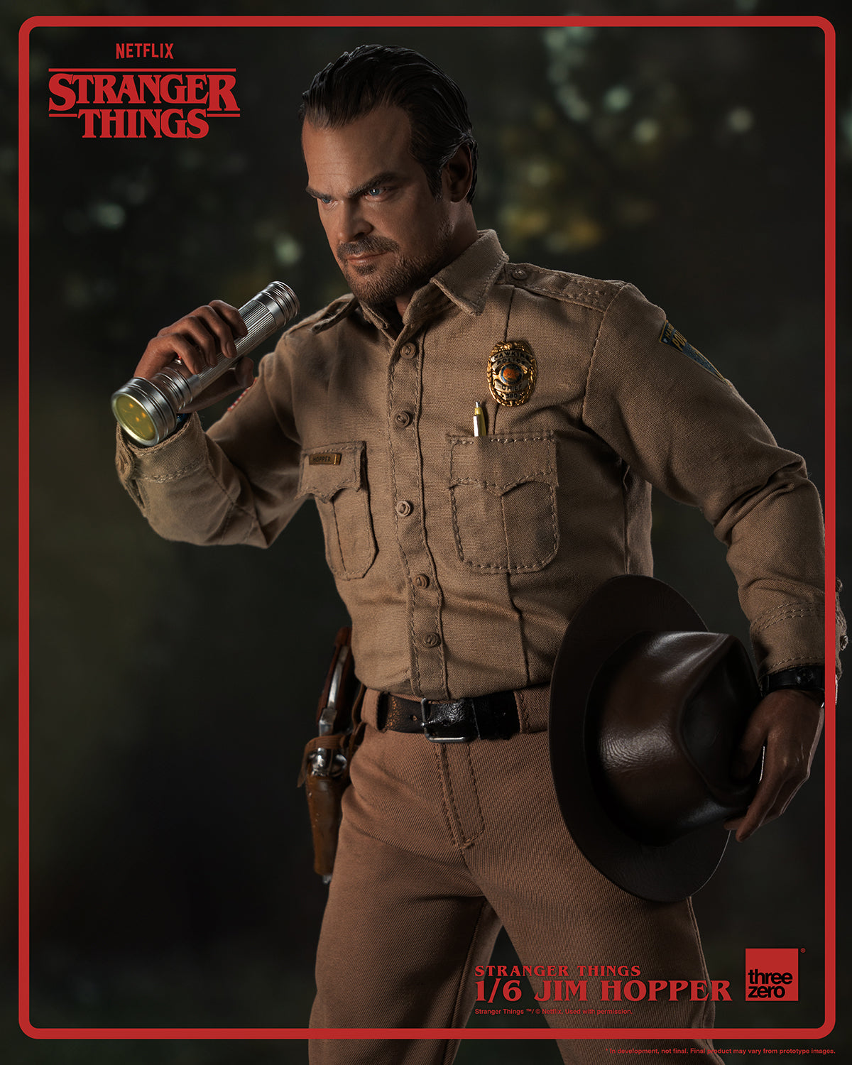 Jim Hopper (Season 1) Sixth Scale Figure by Threezero