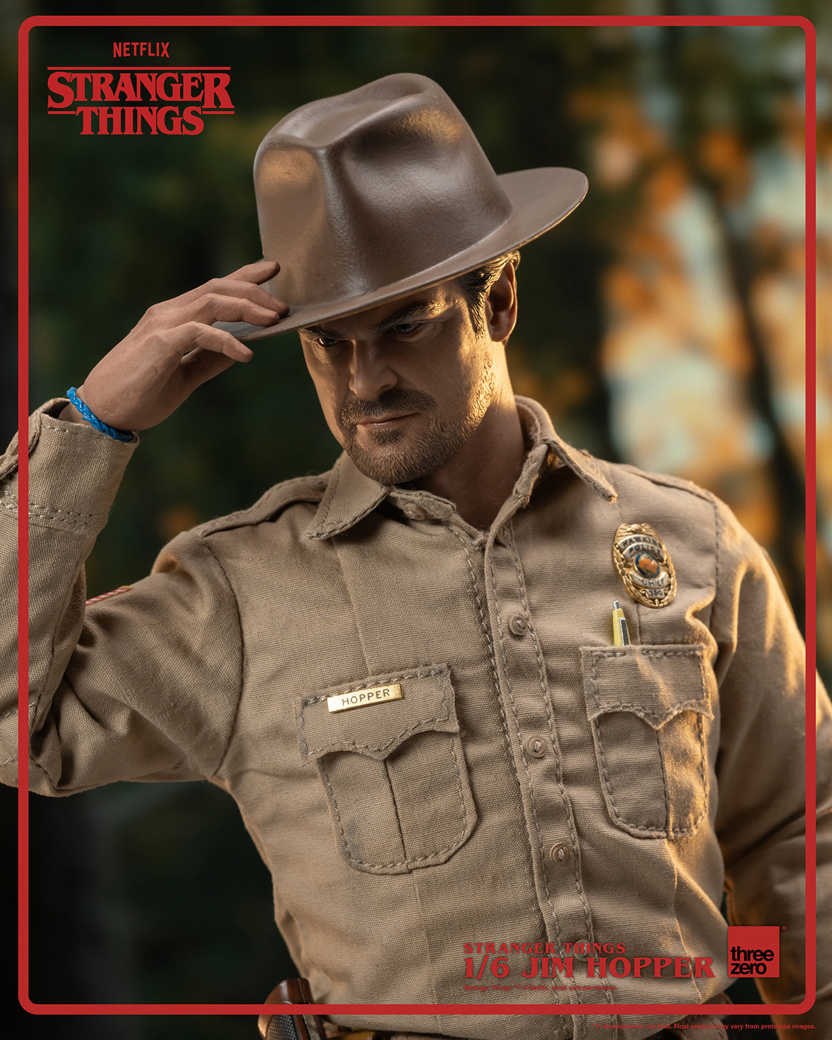 Jim Hopper (Season 1) Sixth Scale Figure by Threezero