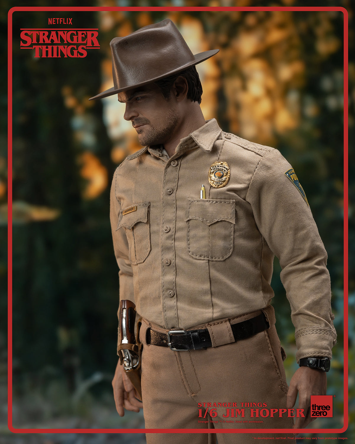 Jim Hopper (Season 1) Sixth Scale Figure by Threezero