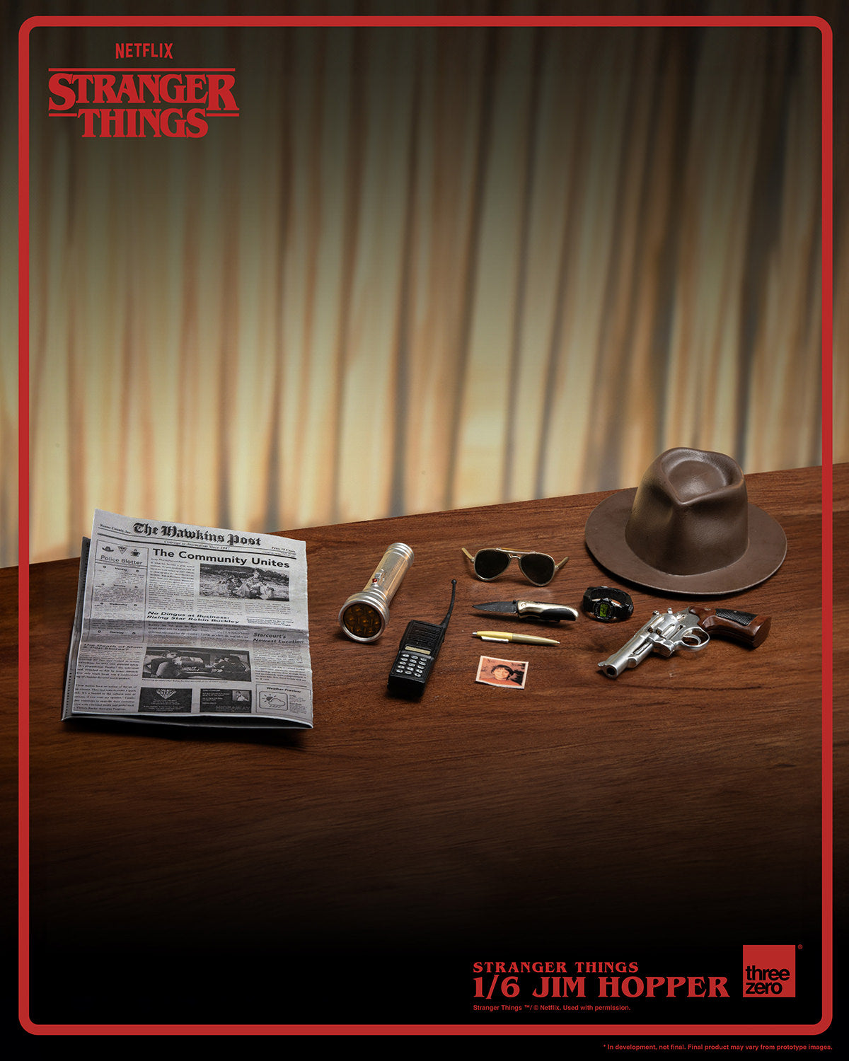 Jim Hopper (Season 1) Sixth Scale Figure by Threezero