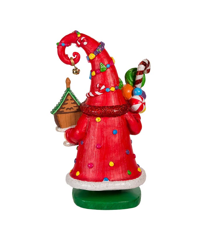 10" Jolly Jingles Candy Gnome Table Piece