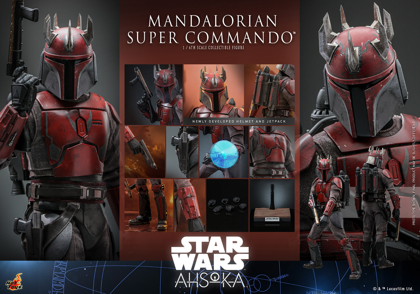 Mandalorian Super Commando™ Sixth Scale Figure by Hot Toys