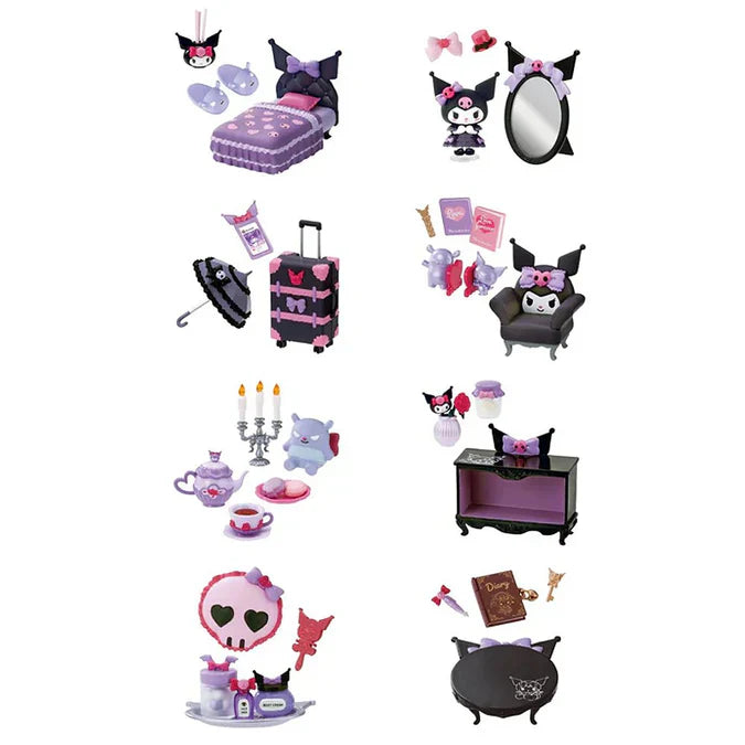 Re-Ment: Sanrio Kuromi's Gothic Room Blind Box