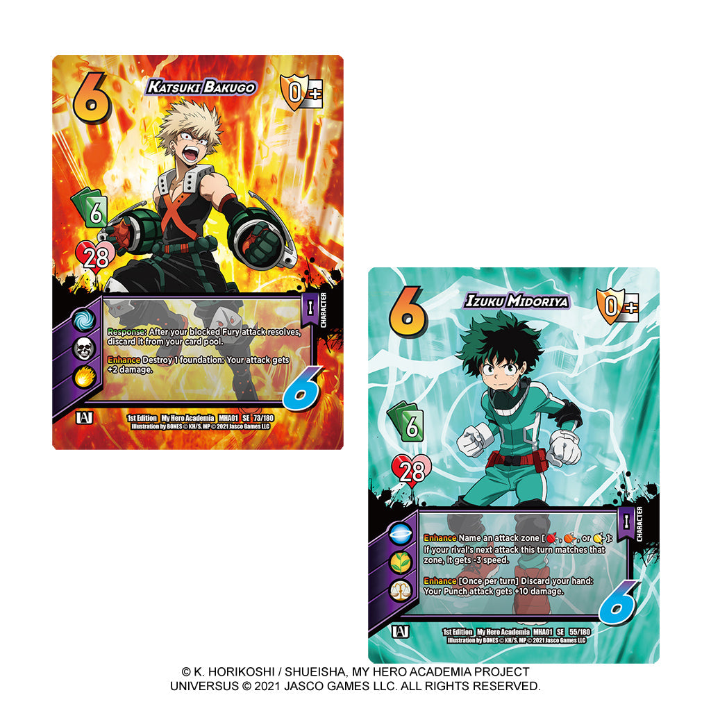 My Hero Academia CCG: Izuku Midoriya vs. Katsuki Bakugo 2