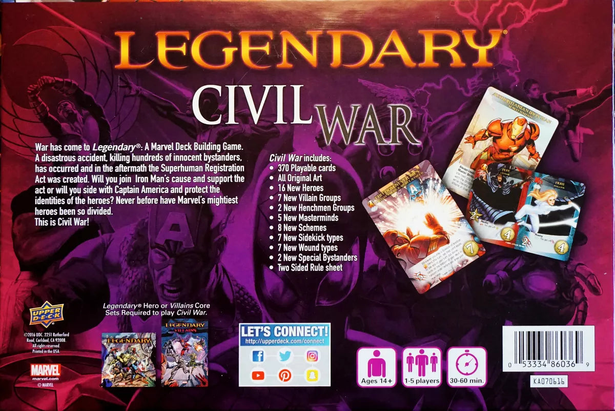 Legendary: A Marvel Deck Building Game – Civil War
