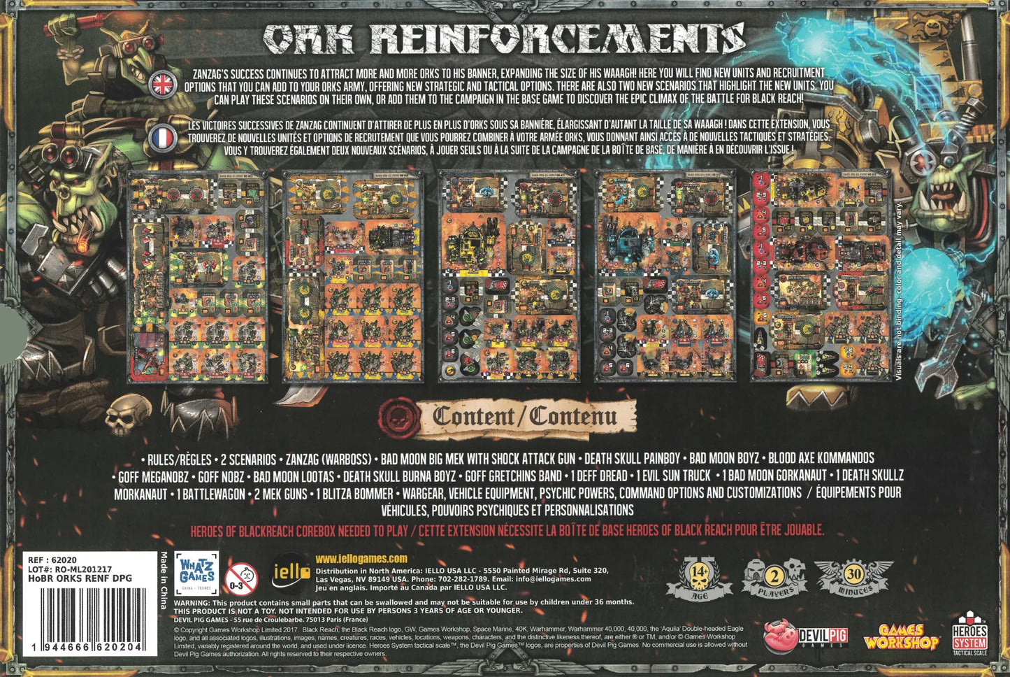 Warhammer 40K: Heroes of Black Reach - Ork Reinforcements