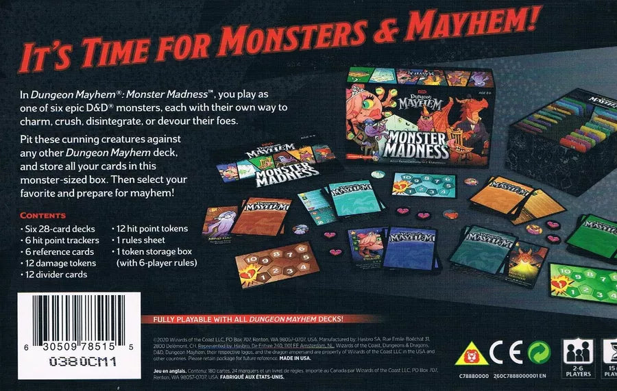 Dungeon Mayhem: Monster Madness - Card Game