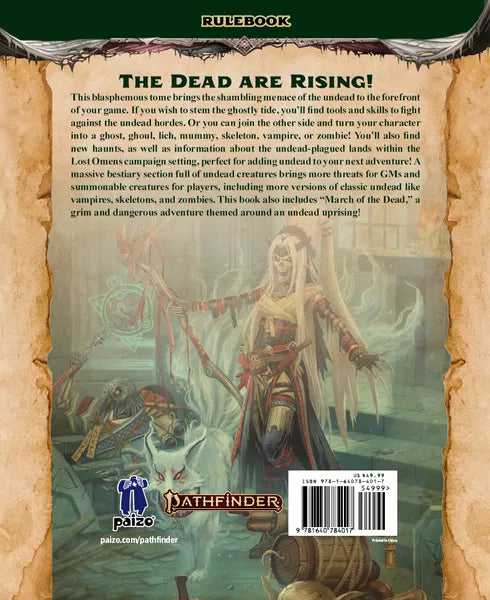 Pathfinder - Book of the Dead Special Edition