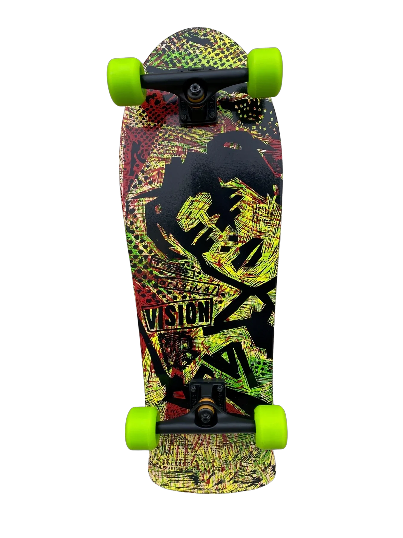 Vision Gonzales Original MG Woodcut Natural/Rasta 10" Complete Skateboard