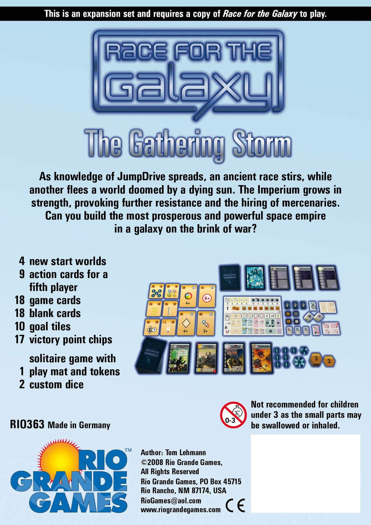 Race for the Galaxy: The Gathering Storm