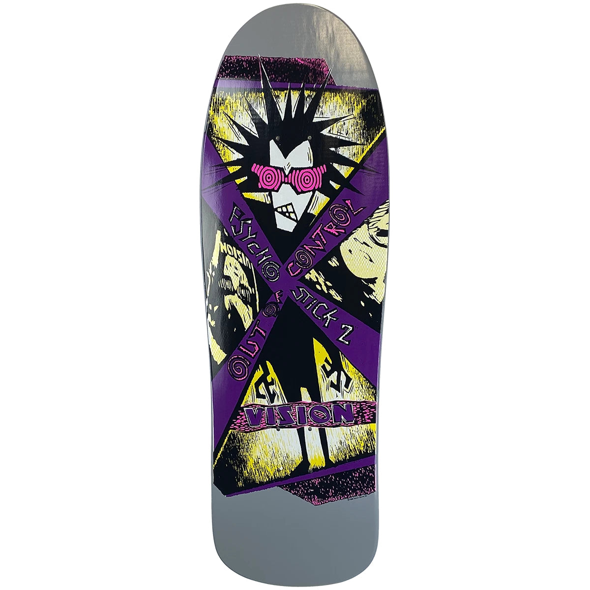 VISION "PSYCHO STICK 2" 10" COMPLETE SKATEBOARD