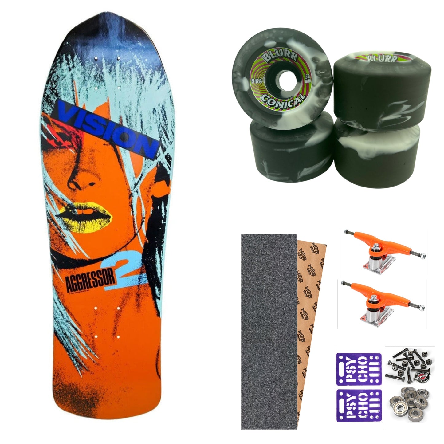 Vision Aggressor 2 10.25" Complete Skateboard