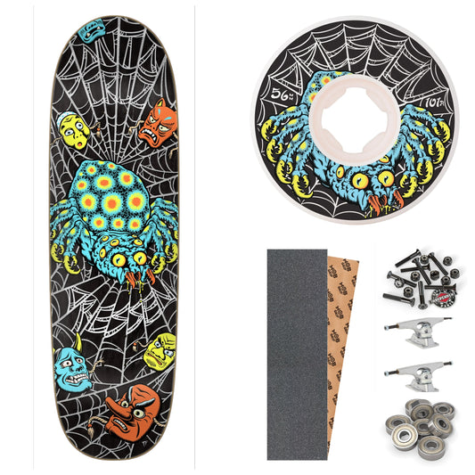 SANTA CRUZ DRESSEN "Spider" Pro 9.25" COMPLETE SKATEBOARD