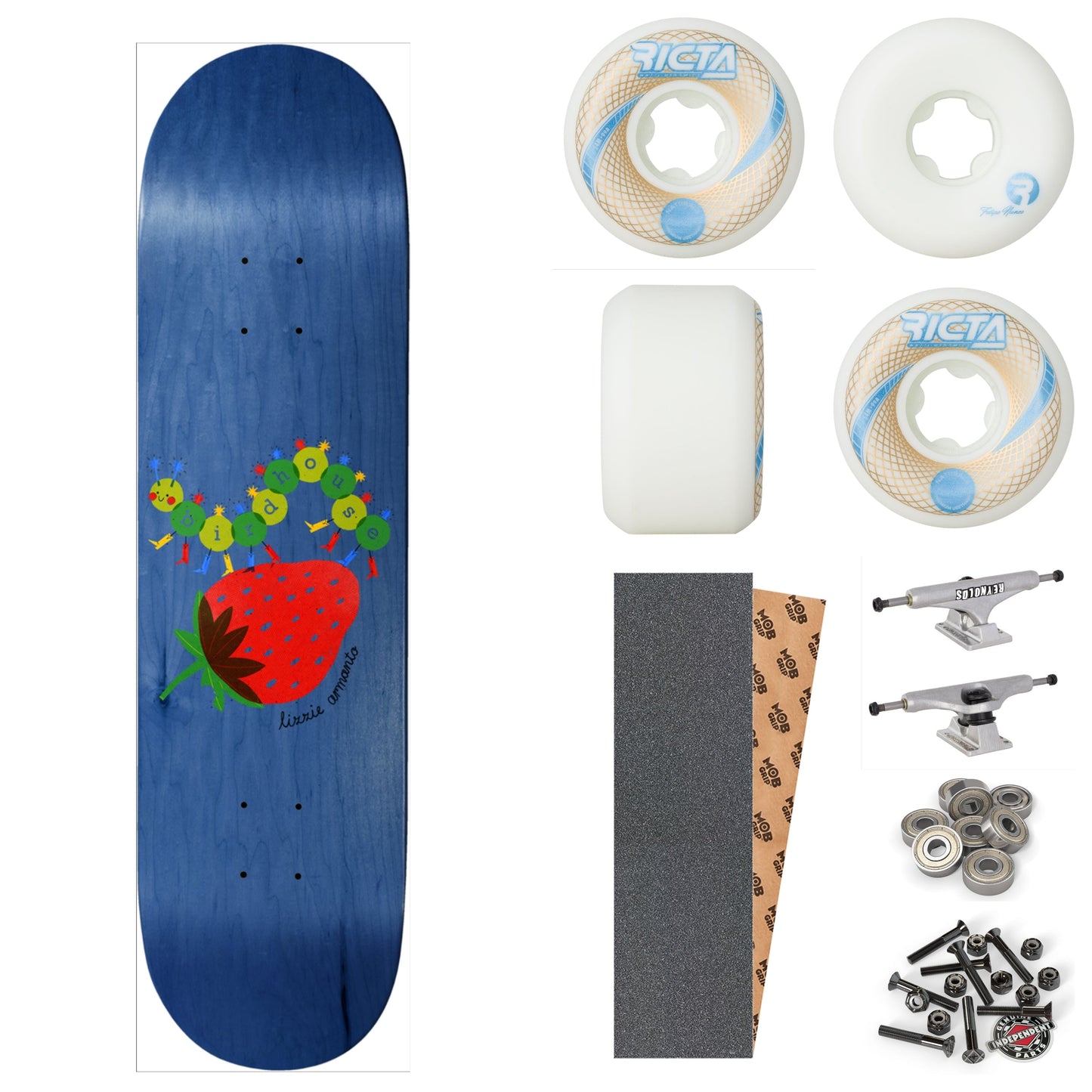 BIRDHOUSE Armanto "Strawb" 8.25" Complete Skateboard