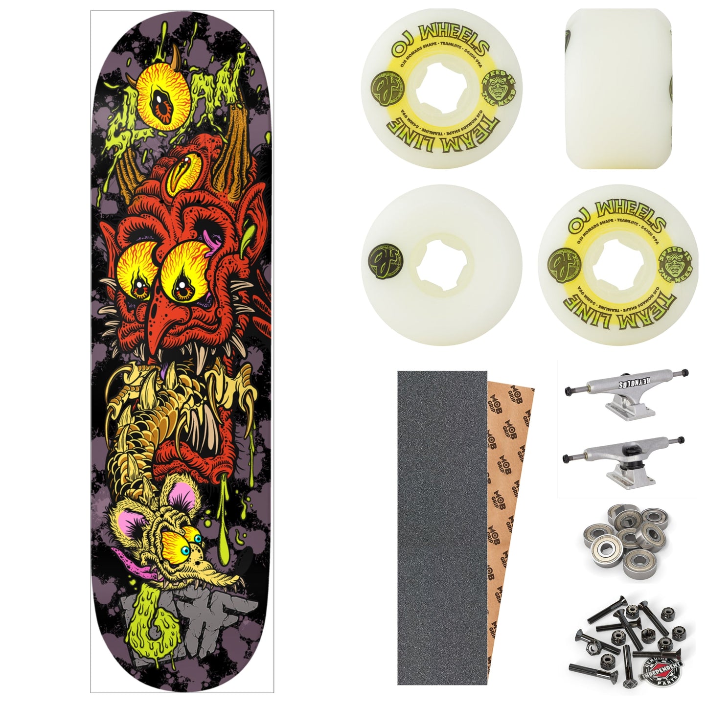 BIRDHOUSE SLOAN "Drizy & Sloan" 8.5" COMPLETE SKATEBOARD