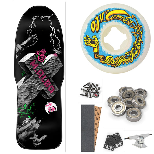 Santa Cruz Malba Tombstone 10.24" Complete Skateboard