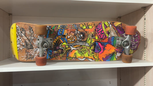 SIMS Kevin Staab Pirate Mini Natural Original 80s USED Complete Skateboard