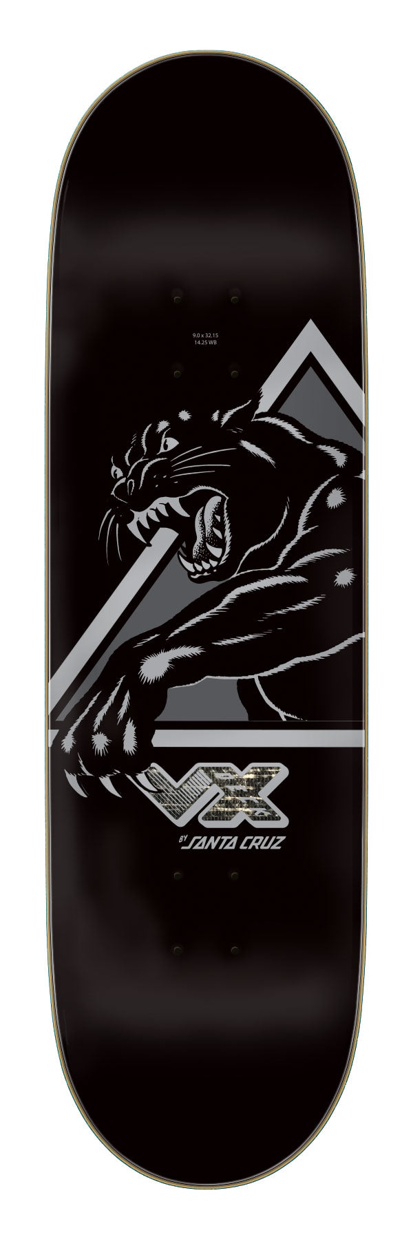 Santa Cruz Natas Shattered Panther VX 9" Complete Skateboard