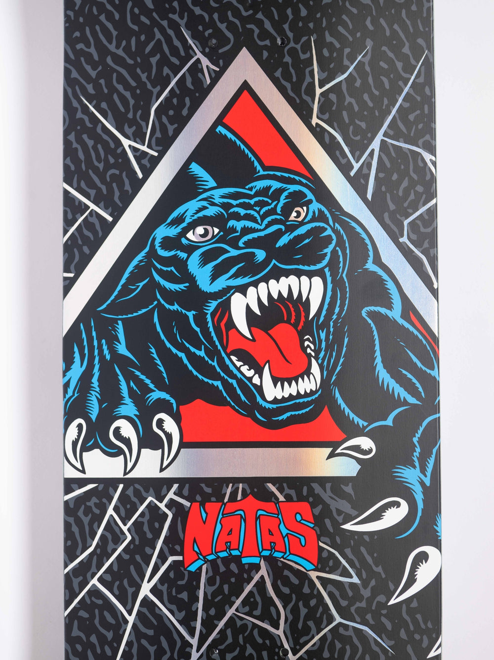 Santa Cruz Natas Shattered Panther VX 9" Complete Skateboard