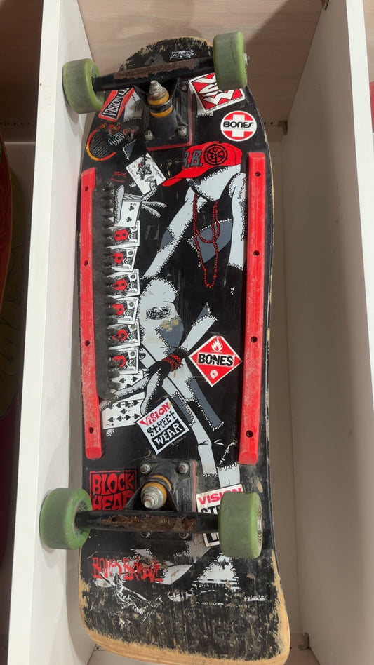 Powell Peralta Ray Barbee Ragdoll Black Original 80s USED Complete Skateboard