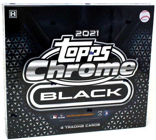 2021 Topps Chrome Black Baseball Hobby Box