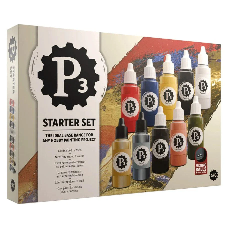 P3: Starter Box of 10 Paints