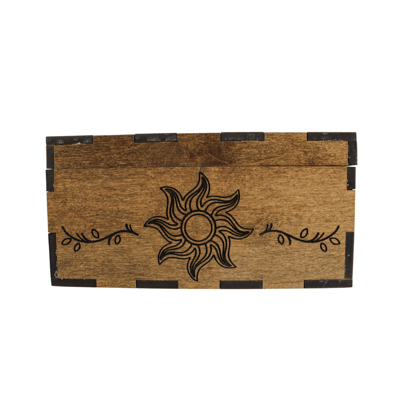 Sunburst Wooden Box