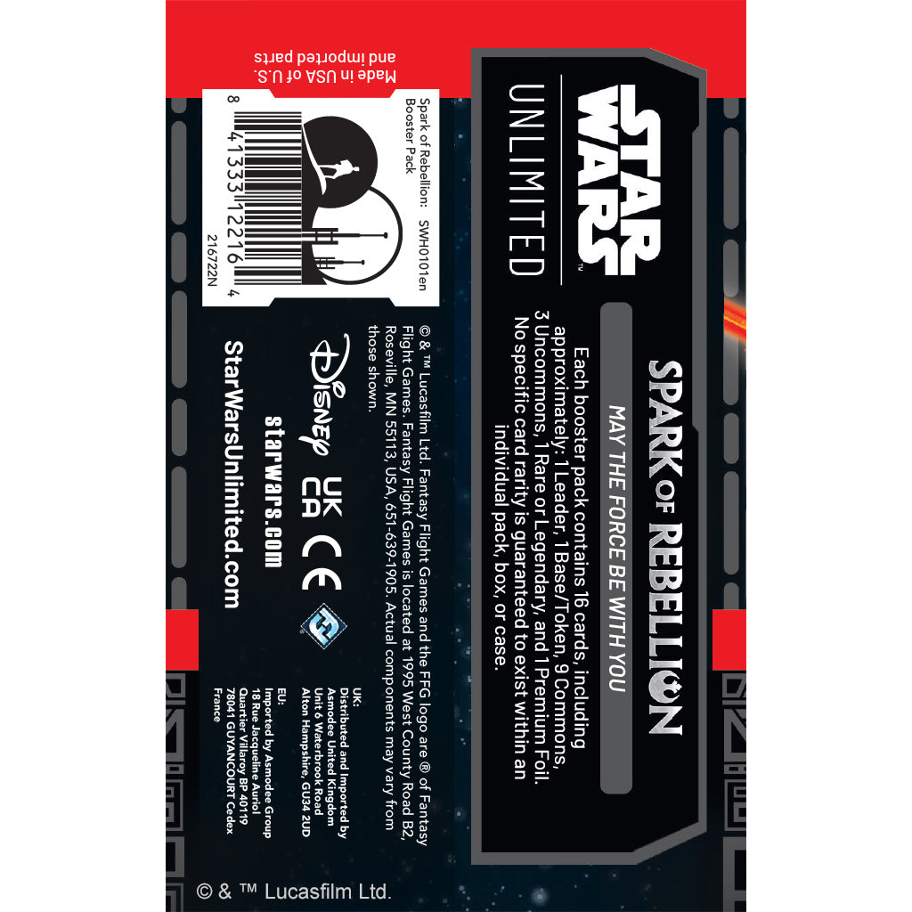 Star Wars: Unlimited TCG: Spark of Rebellion Booster Box