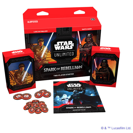 Star Wars: Unlimited TCG: Spark of Rebellion Two Player Starter