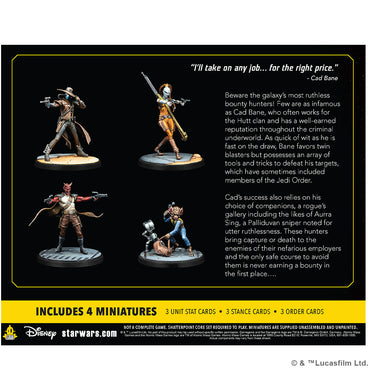 STAR WARS: SHATTERPOINT - FISTFUL OF CREDITS: CAD BANE SQUAD PACK