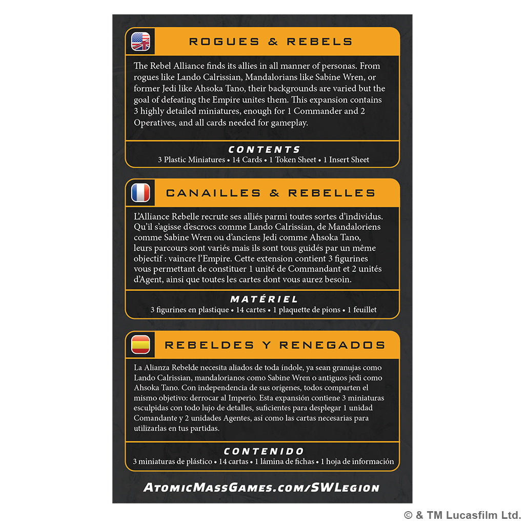 Star Wars: Legion – Rogues & Rebels