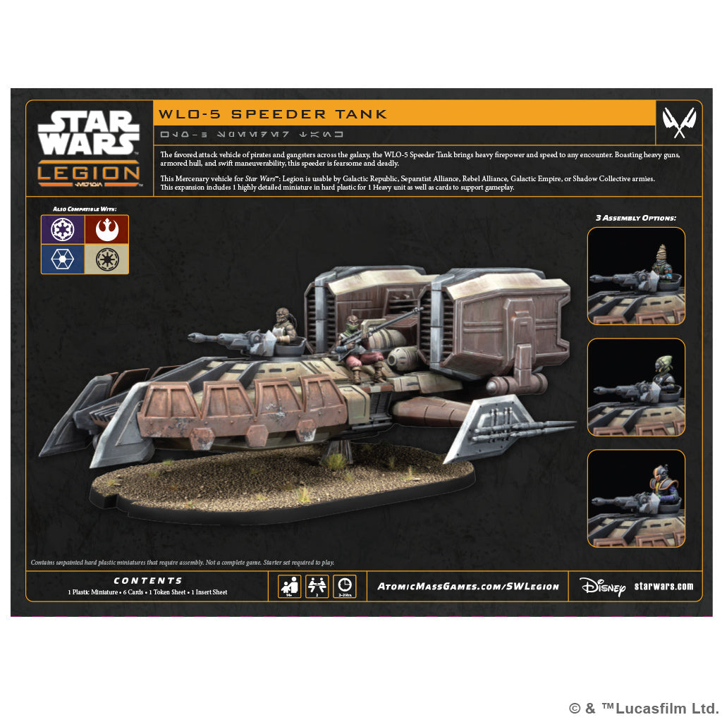 Star Wars: Legion – WL0-5 Speeder Tank
