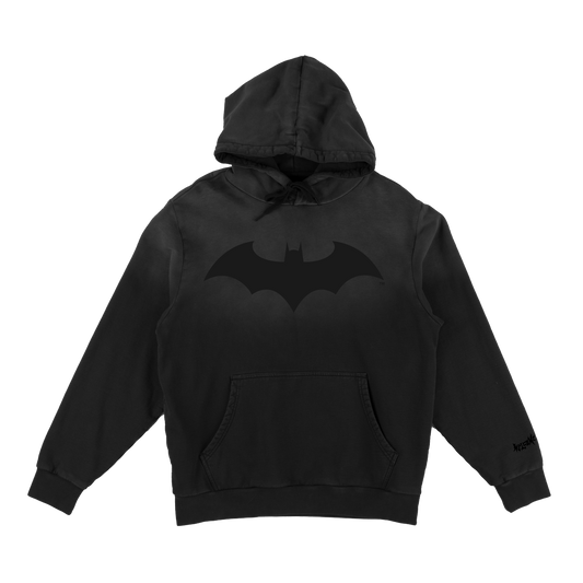 WELCOME X BATMAN BAT LOGO SUN-FADE HOODED SWEATSHIRT