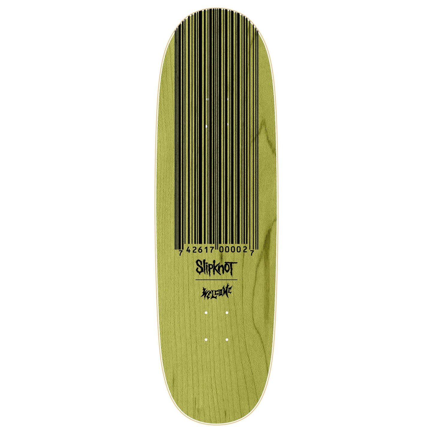 Welcome x Slipknot Oval Logo Boline 2.0 9.5" Complete Skateboard