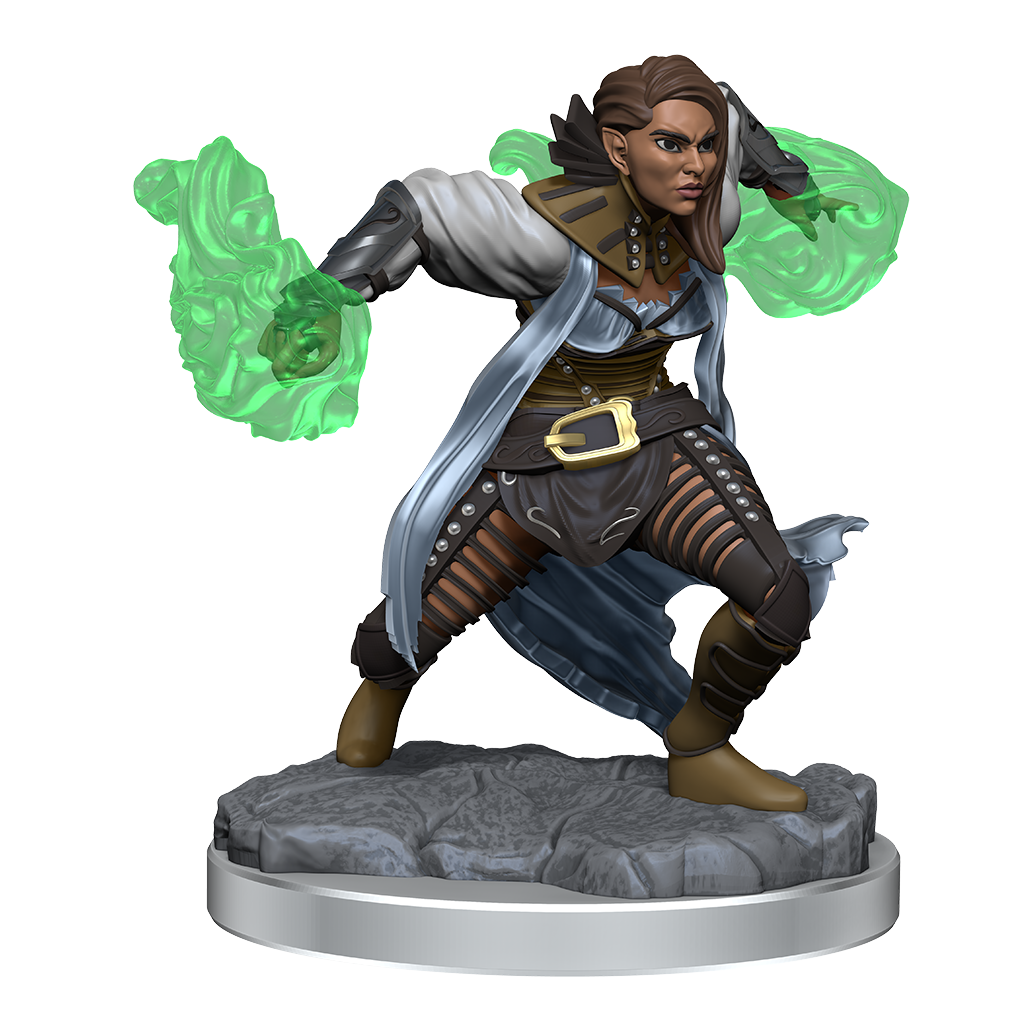D&D: Nolzur's Marvelous Miniatures - Half-Elf Warlock