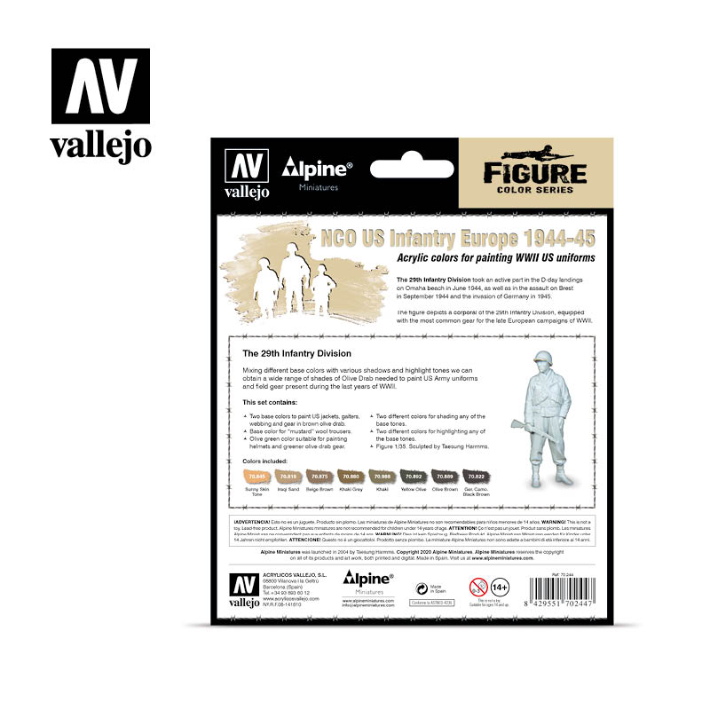 Figure Color Series: NCO US Infantry Europe 1944-45