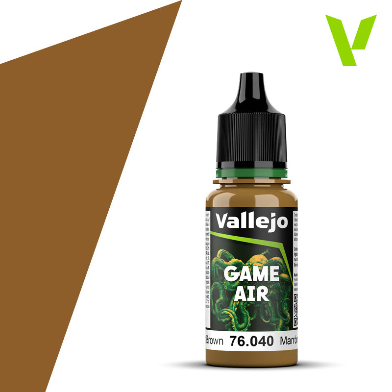 Vallejo Game Air: Leather Brown