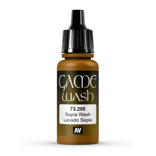 Vallejo Game Color Paint: Wash - Sepia  17 ml.