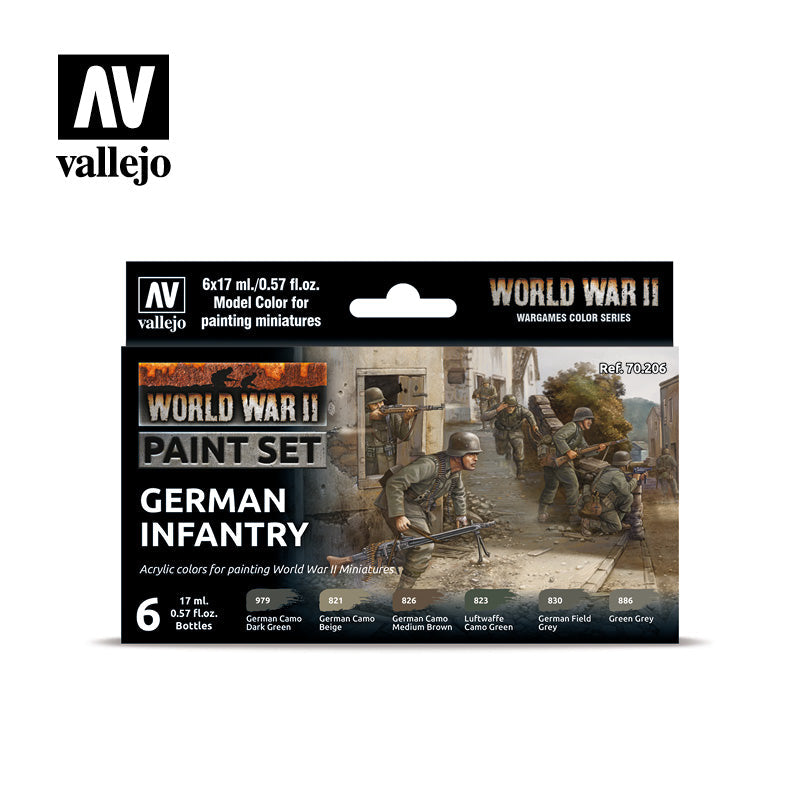 Model Color: WWII Paint Set - German Infantry