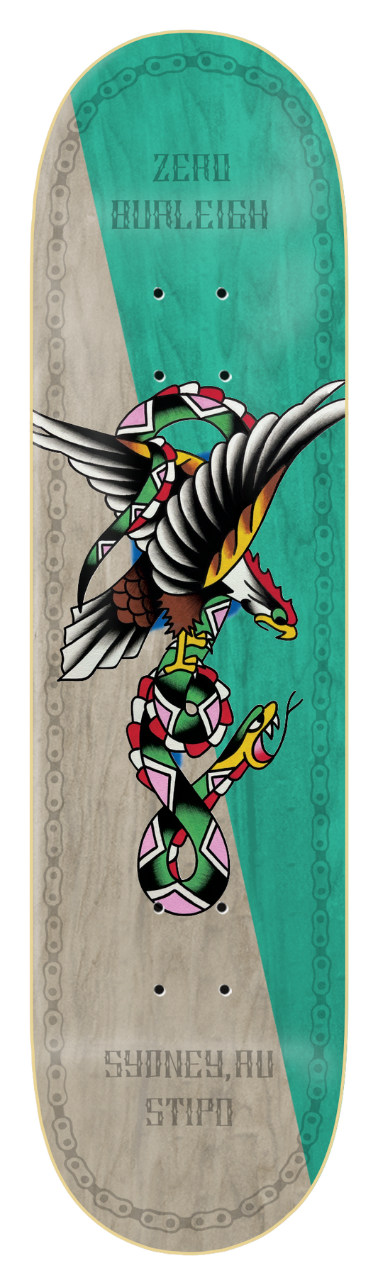 Zero Burleigh "Stipo" 8.5" Skateboard Deck