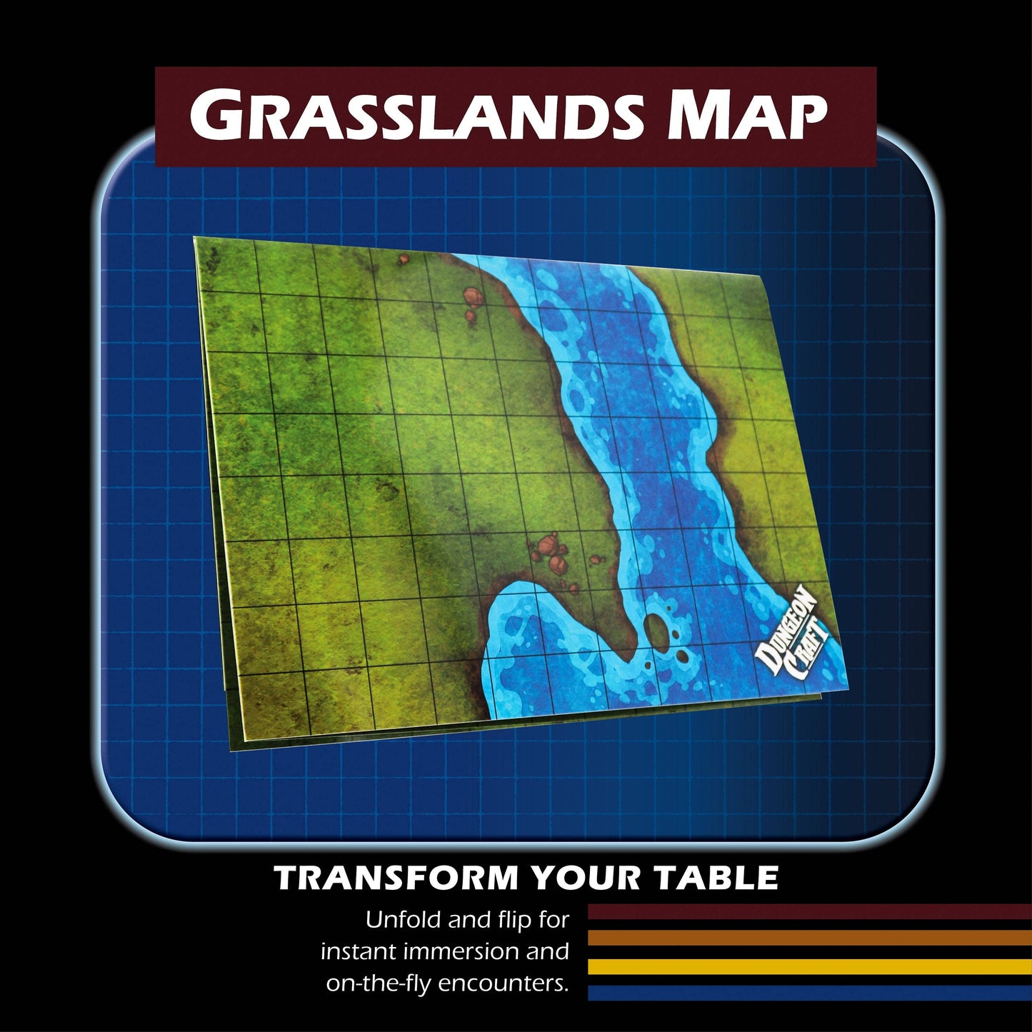 BattleMap: Grasslands battle map for DnD
