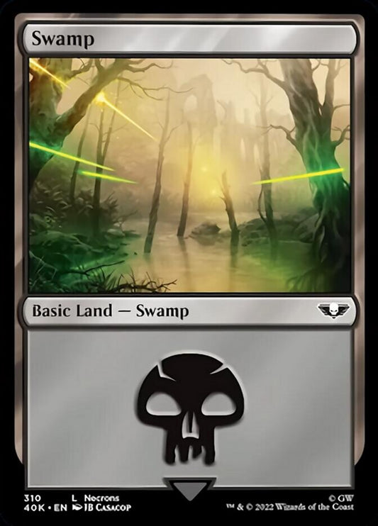 Swamp (310) (Surge Foil) [Universes Beyond: Warhammer 40,000]