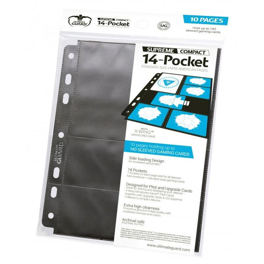 14-Pocket Compact Pages Standard + Mini American
