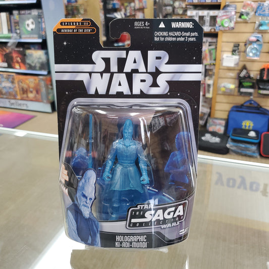 Holographic Ki-Adi-Mundi Star Wars Saga Collection Action Figure